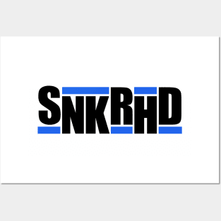 SNKRHD Blue Black Posters and Art